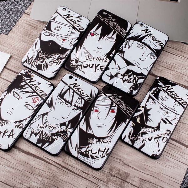 1dwjapane popular classic animation hokage 1naruto character event for vip 11 pro x xs x max xr 678 plus soft phone black cover